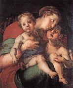 Jacopo Pontormo Madonna and Child with the Young St John France oil painting artist